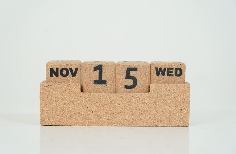 Customised Cork Desk Calendar - 901