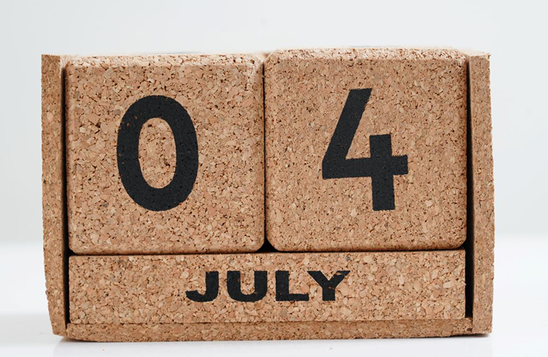 Eco Friendly Cork Desk Calendar - 905