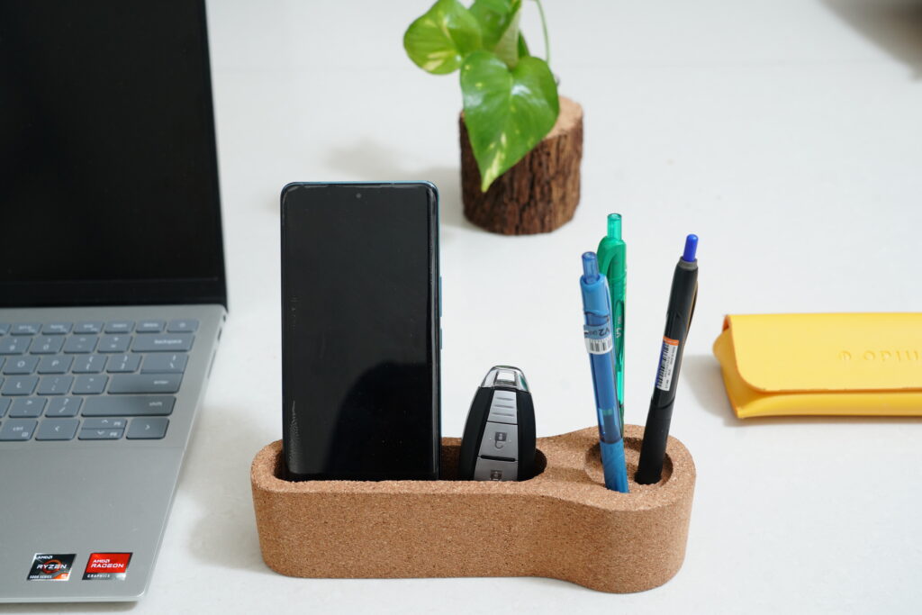 Eco Friendly Cork Stationery & Mobile Holder - 906