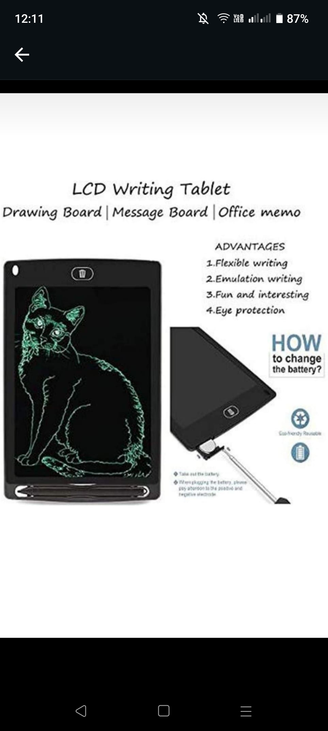 Customised LCD Writing Tablet - KD915