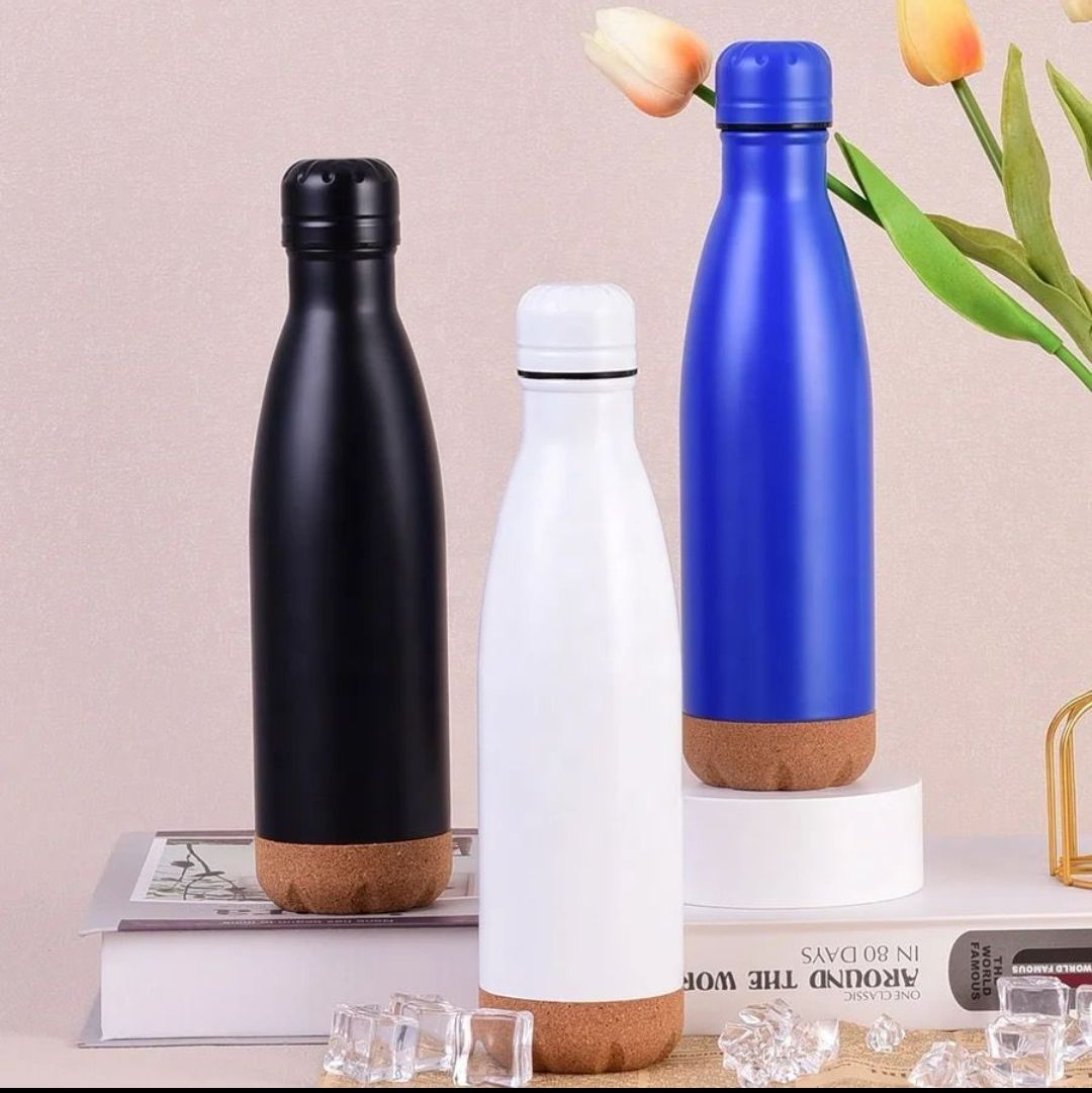 Flask Bottle With Cork Base - MG918