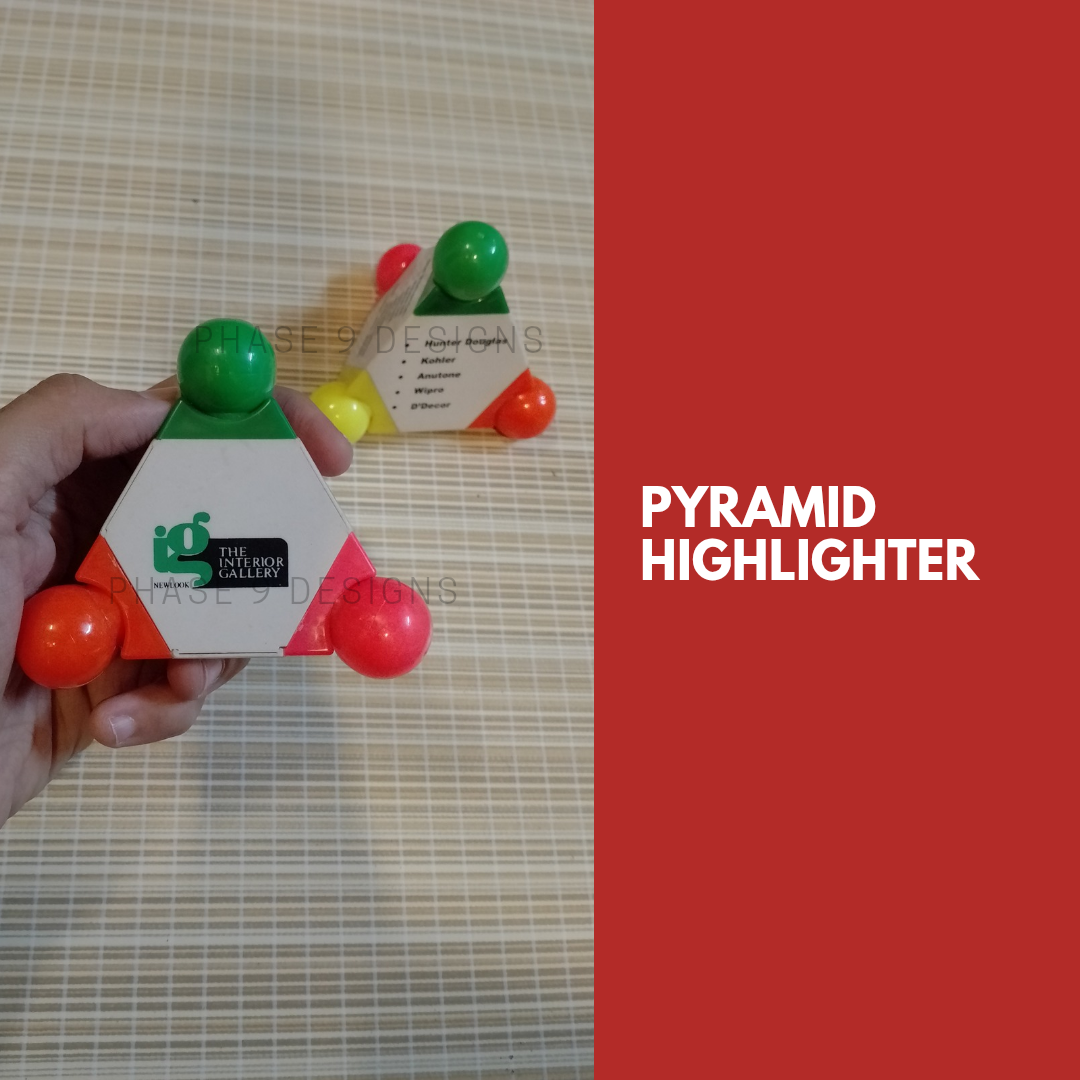 Logo Printed Pyramid Highlighter