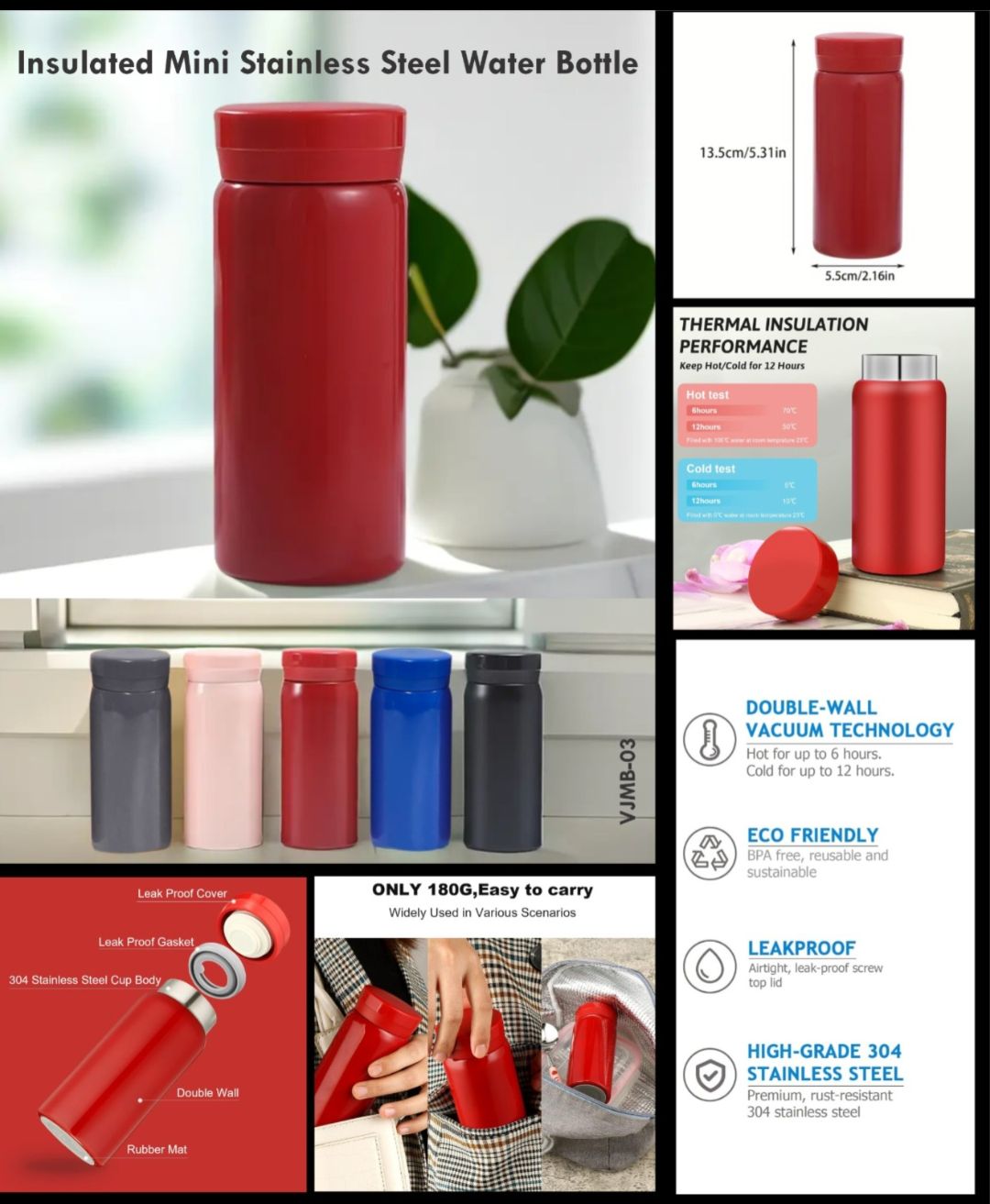 Customised Mini Insulated Bottle- SS919