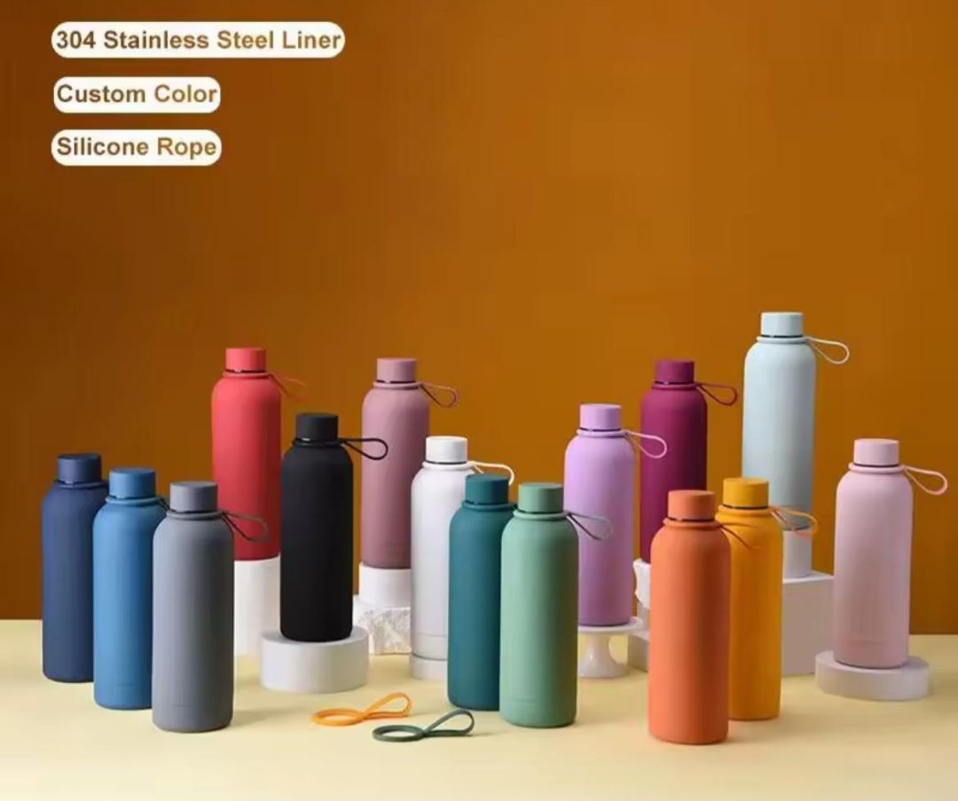Matt Bottle With Silicone Rope - MG923