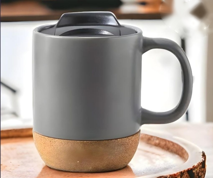 Porcelain Mug With Cork Base- PS16