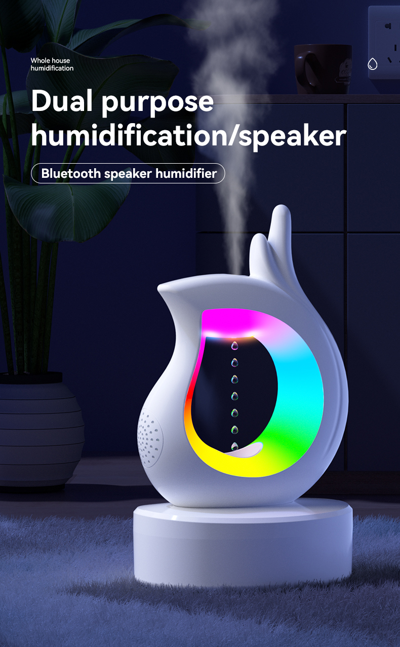 <p>Anti Gravity Humidifier With Bluetooth Speaker&nbsp;</p>