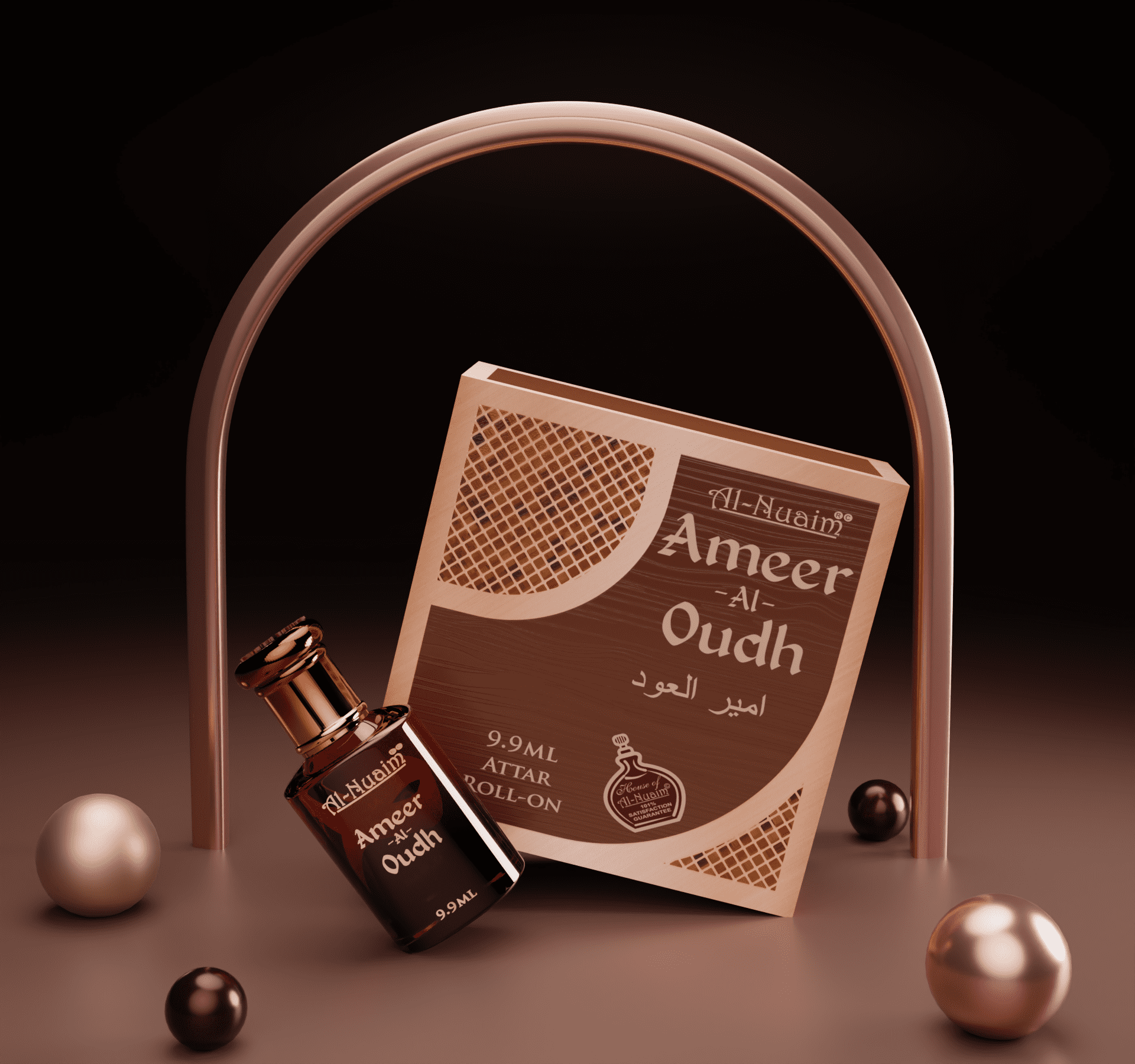 Parfum Ameer Al Oudh Attar Par Al Nuaim - 9,9 Ml - Unisexe Luxe - Neuf En Boîte, Date 2027