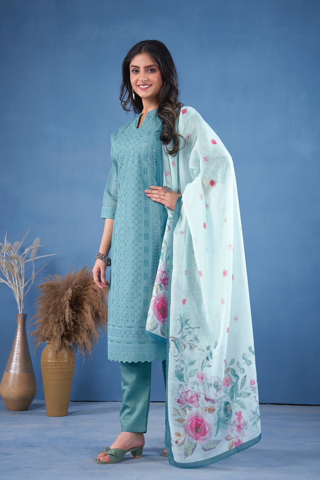17151426874735Ayodhya Seamore Readymade Pant Style Suits 5