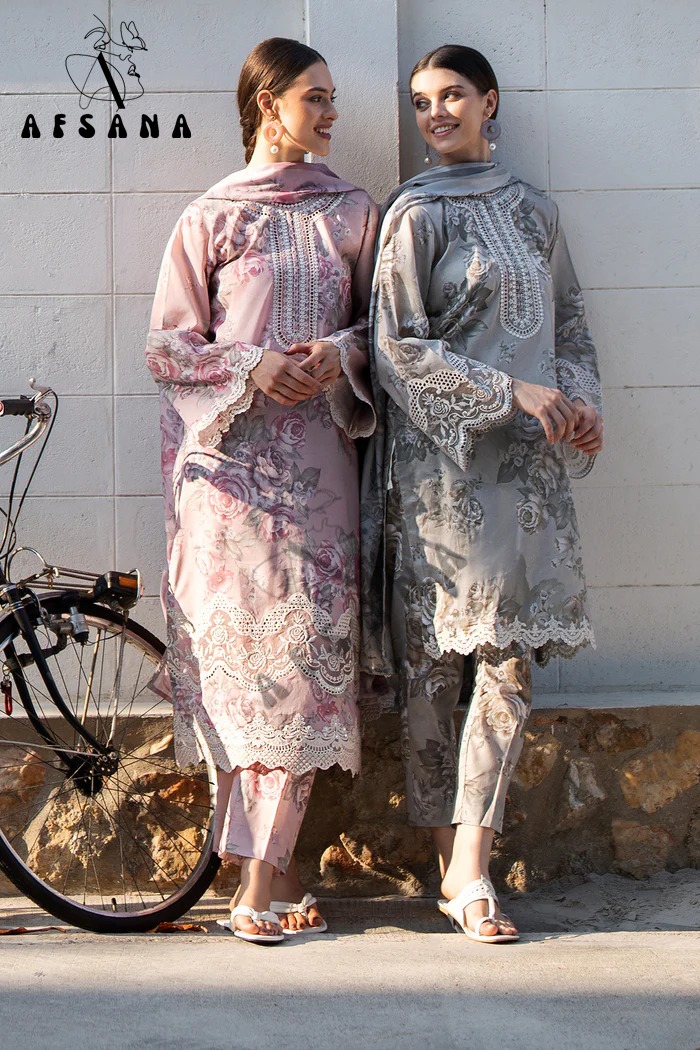 Afsana Karachi Readymade Suits Premium Pure Lawn Collection Vol 2