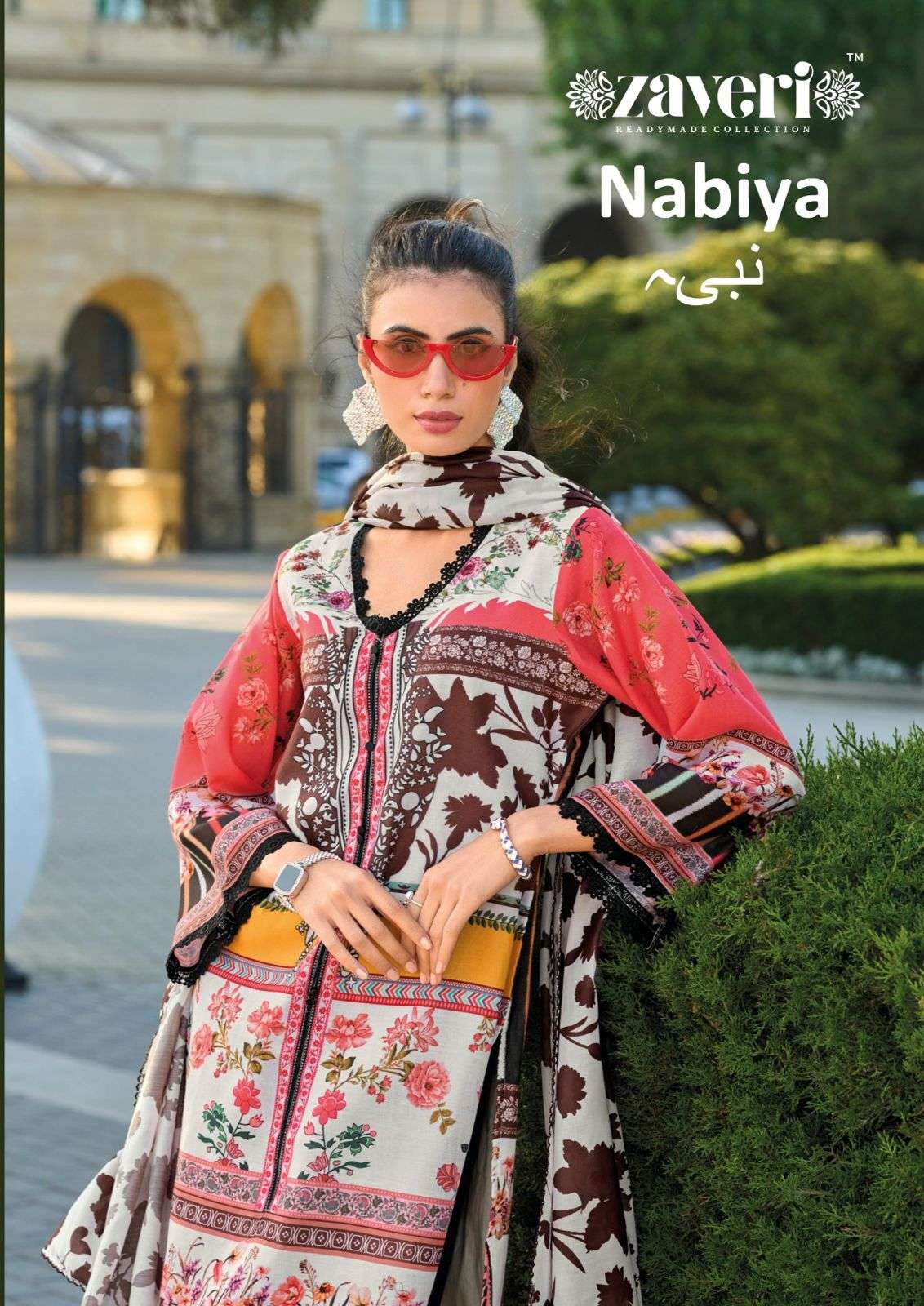 Zaveri Karachi Readymade Suits Nabiya