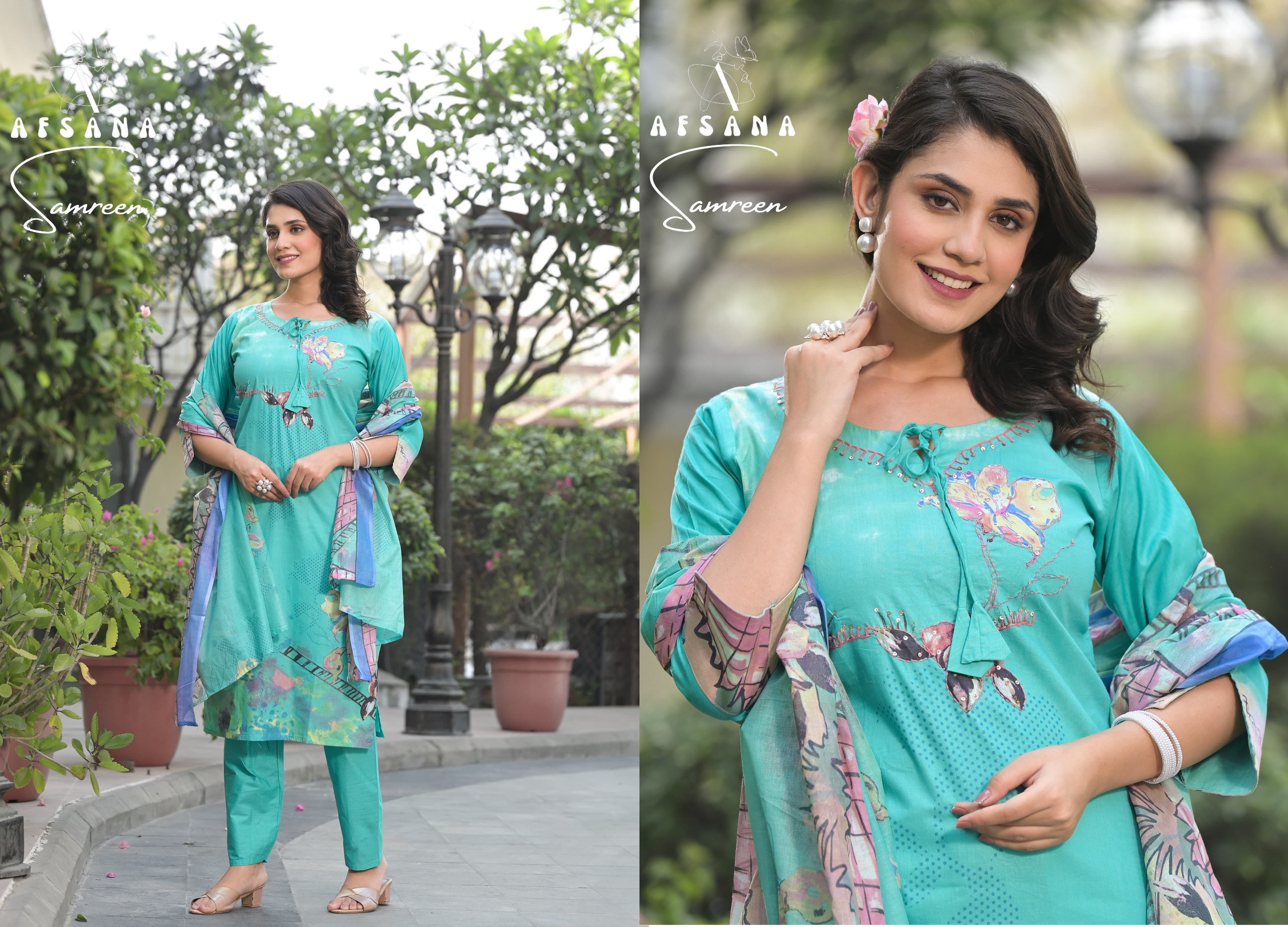 Afsana Karachi Readymade Suits Samreen