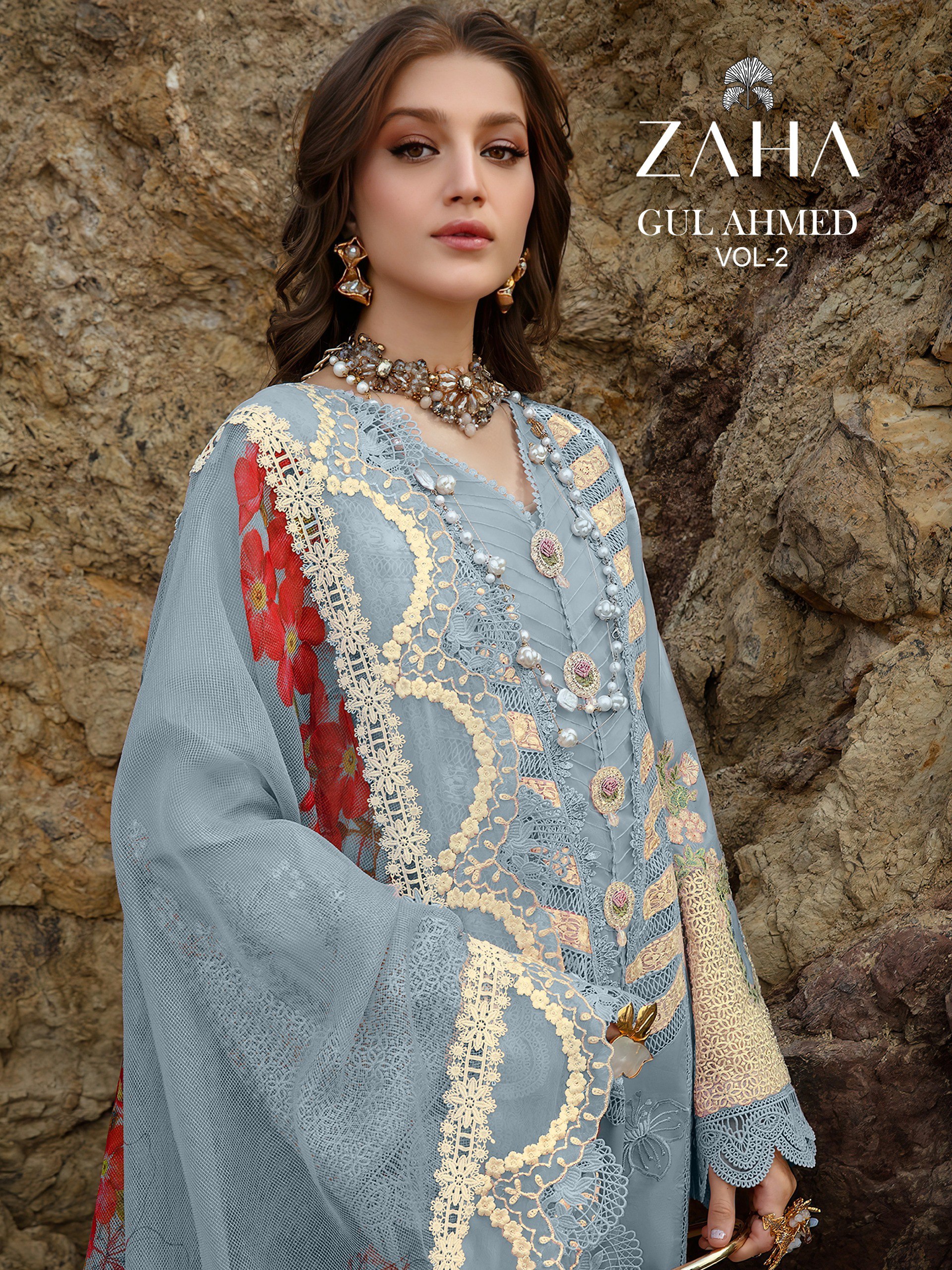 17192184569020Gul Ahmed Vol 2 Zaha Pakistani Salwar Suits 6