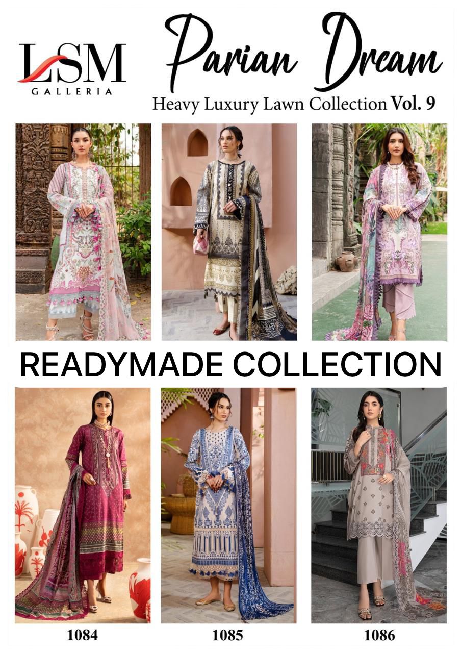 Lsm Galleria Karachi Readymade Suits Parian Dream Luxury Lawn Collection Vol 9