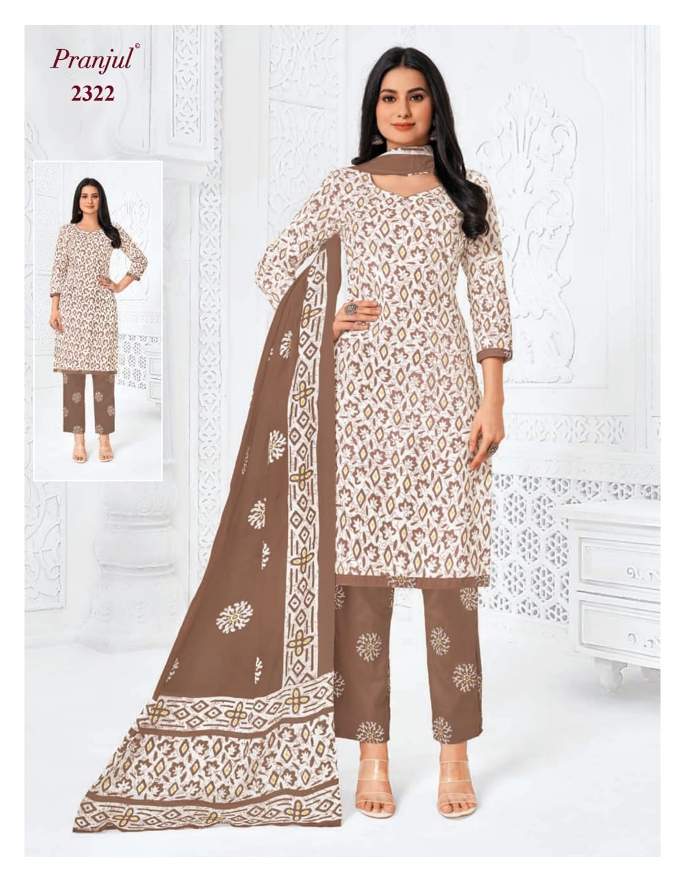 17268932336164Priyanka Vol 23 Pranjul Cotton Dress Material 10