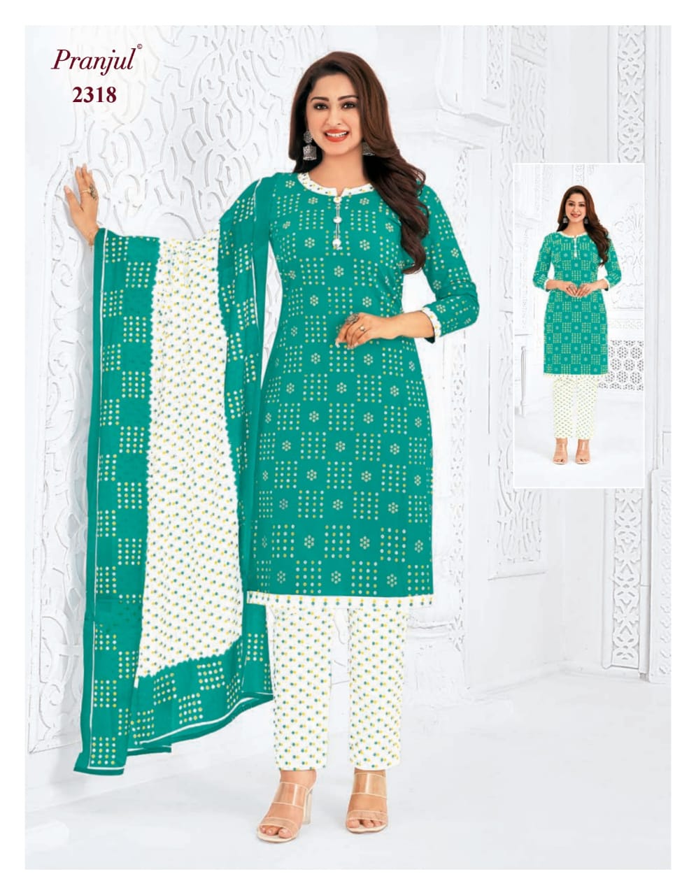 17268932346293Priyanka Vol 23 Pranjul Cotton Dress Material 13