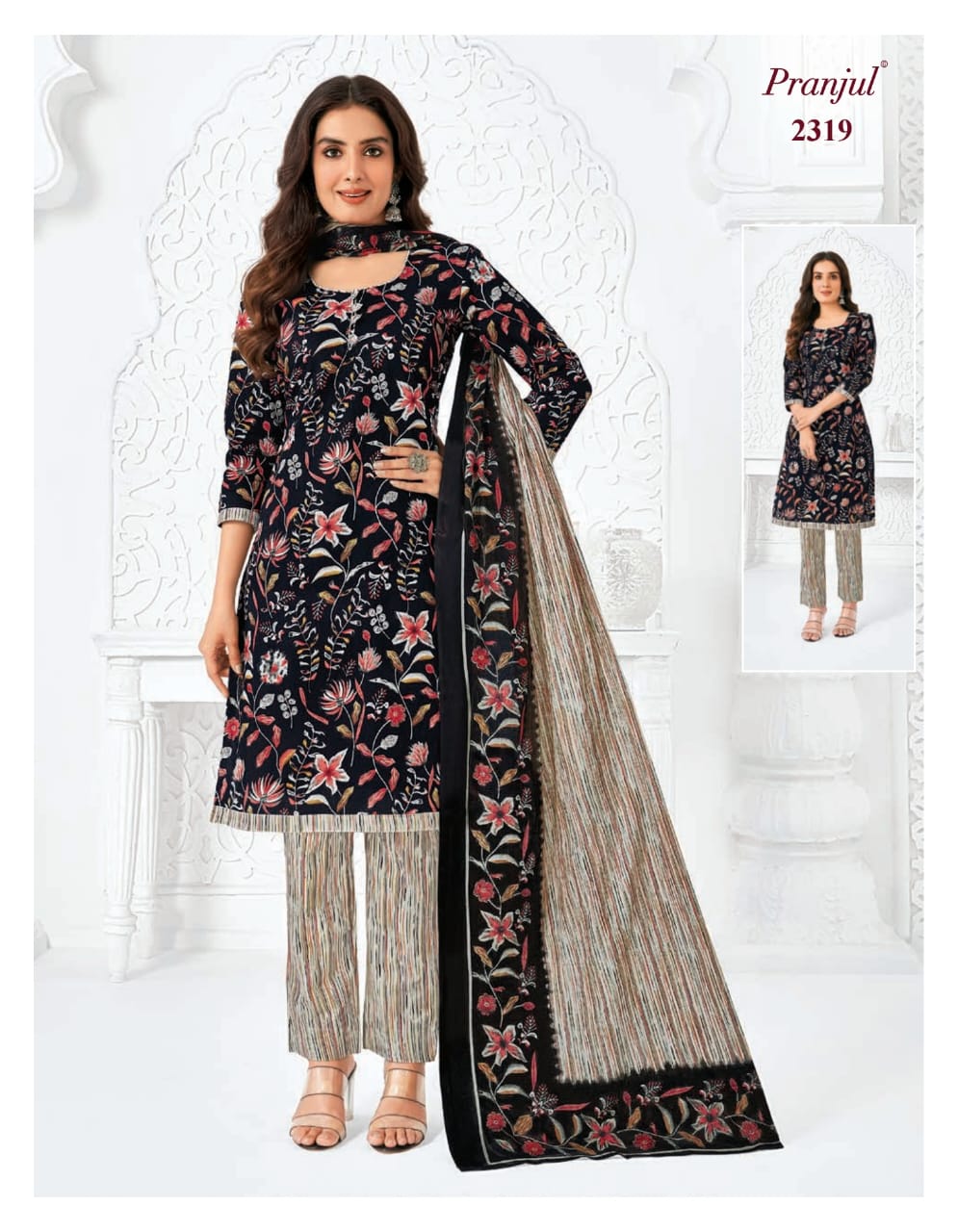 17268932351523Priyanka Vol 23 Pranjul Cotton Dress Material 15