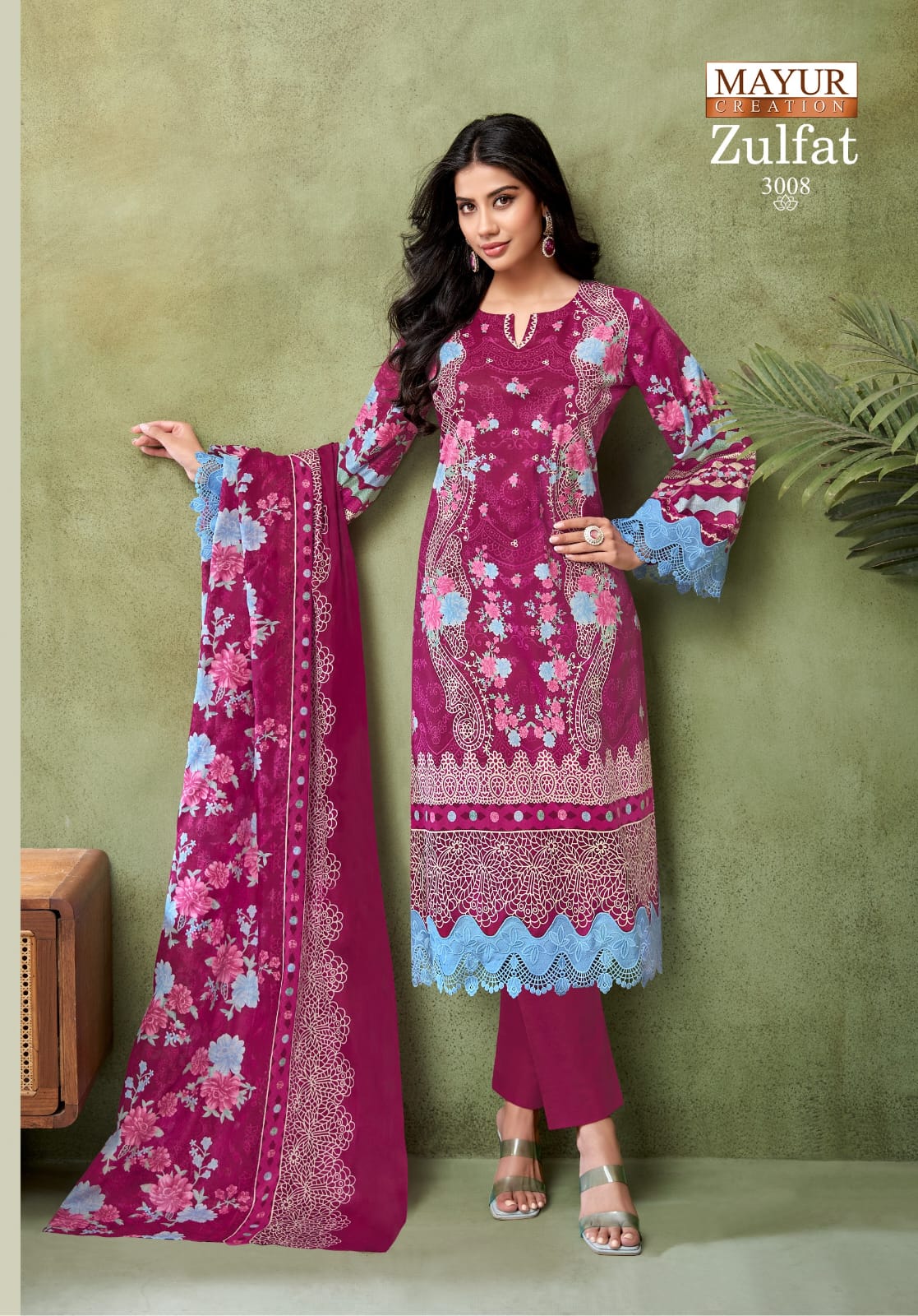 17456515637221Zulfat Vol 3 Mayur Creation Karachi Salwar Suits 16