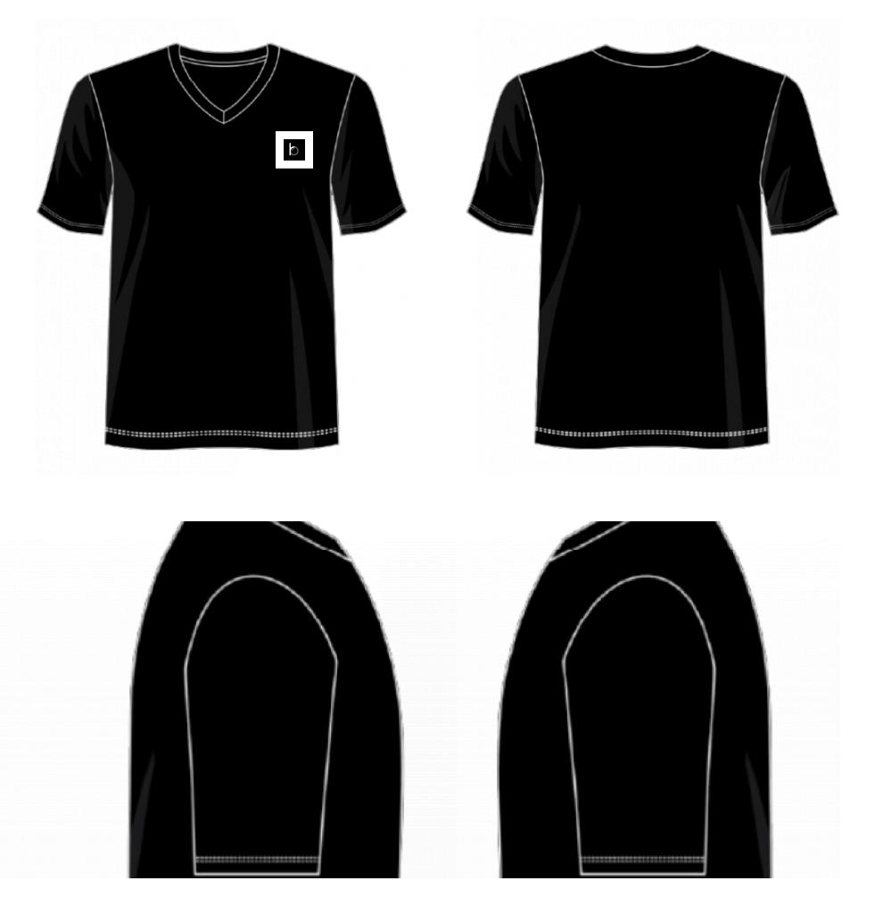 Plain and how v neck tee  7