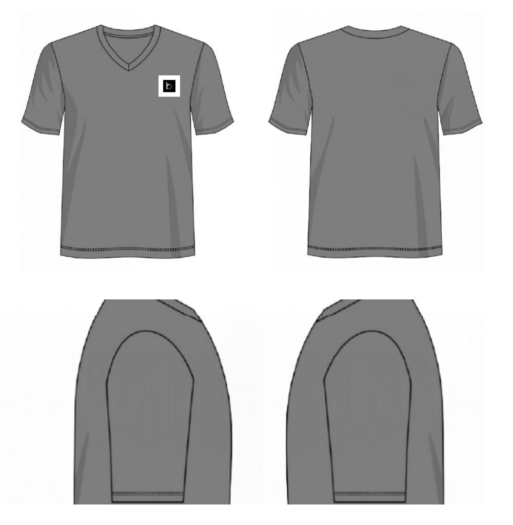 Plain and how v neck tee  8