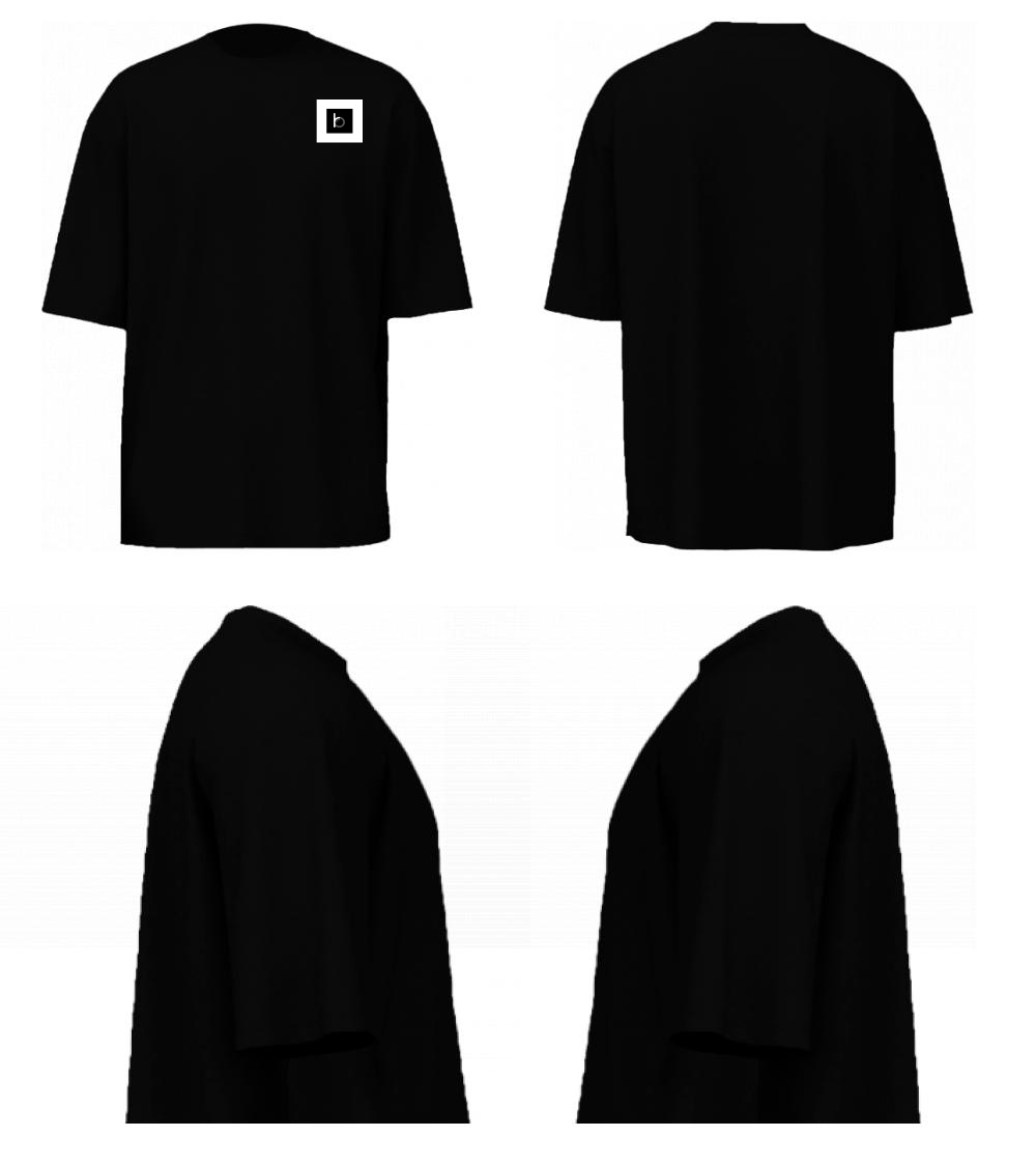 Plain and how oversized tee  4