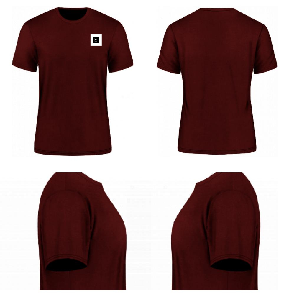 Plain and how round neck tee  3