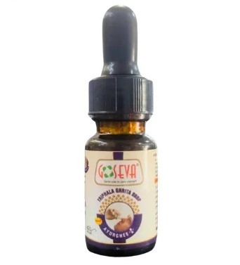 Goseva Triphala Ghrit Nasal Drops - Remedy for Eye Disorders (10ML Pack)