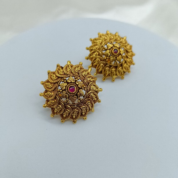 temple style earrings