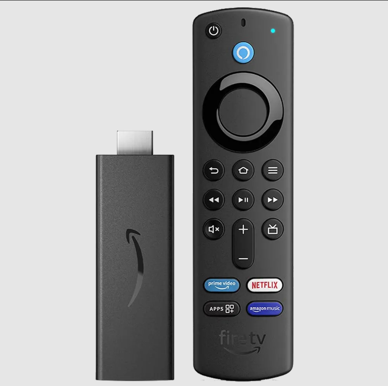 amazon Fire TV Stick 3rd Gen with Alexa Voice Remote (HD Streaming, B08R6QR863, Black)