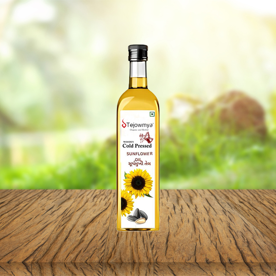 Sunflower oil (Wooden Cold Pressed)