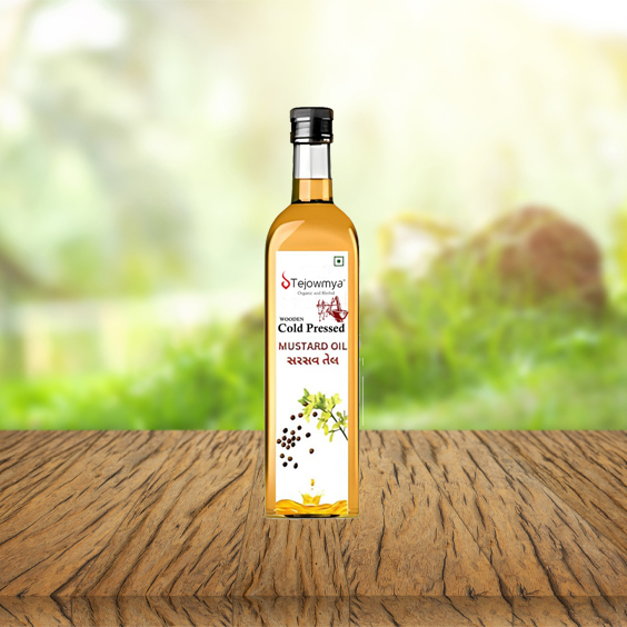 Mustard oil (Wooden Cold Pressed)