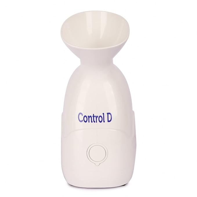 Control D Nano Electric Portable Ionic Steamer Home Spa Face White Vaporizer
