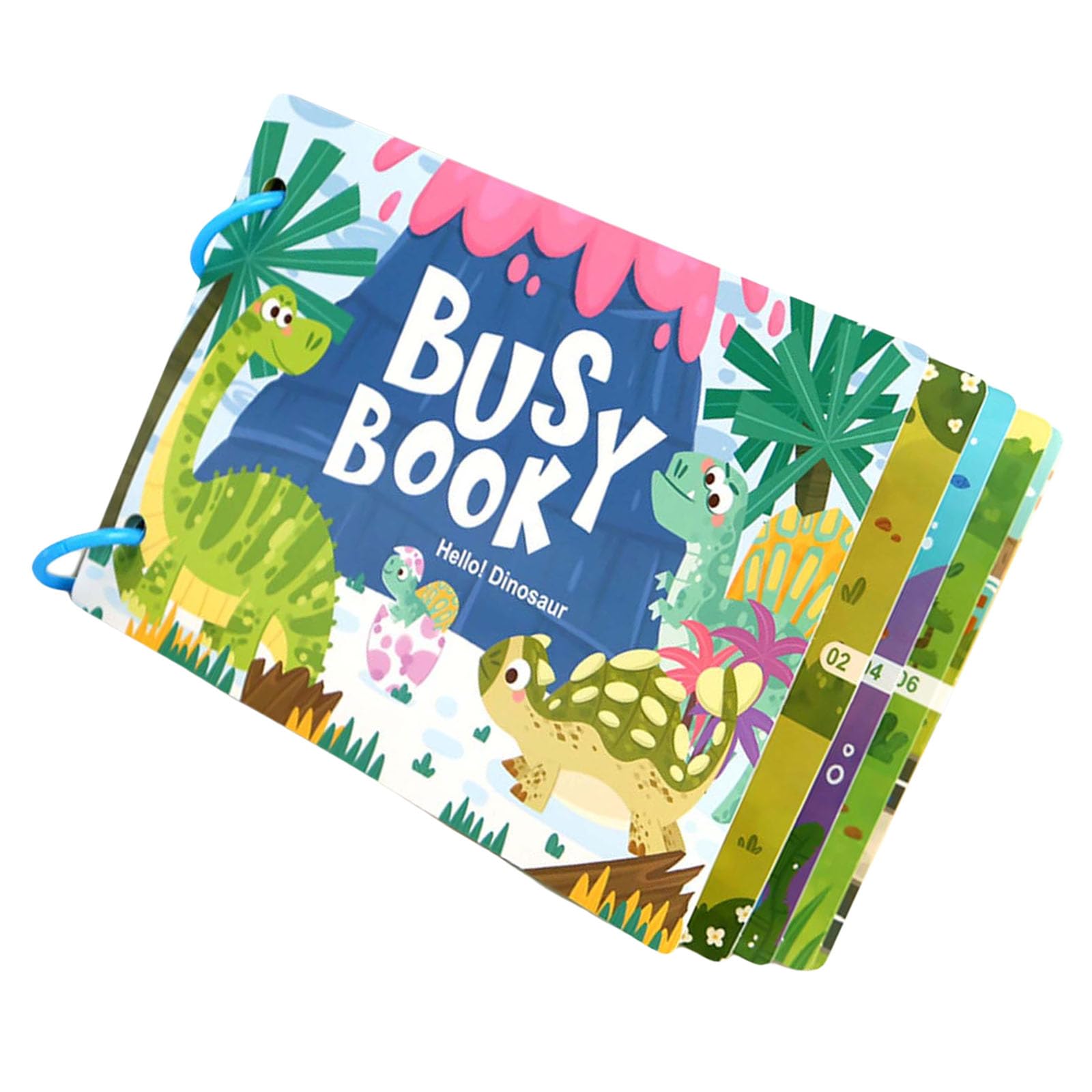 Busy Book for Kids – Hello! Dinosaur | Montessori Learning Activity Book