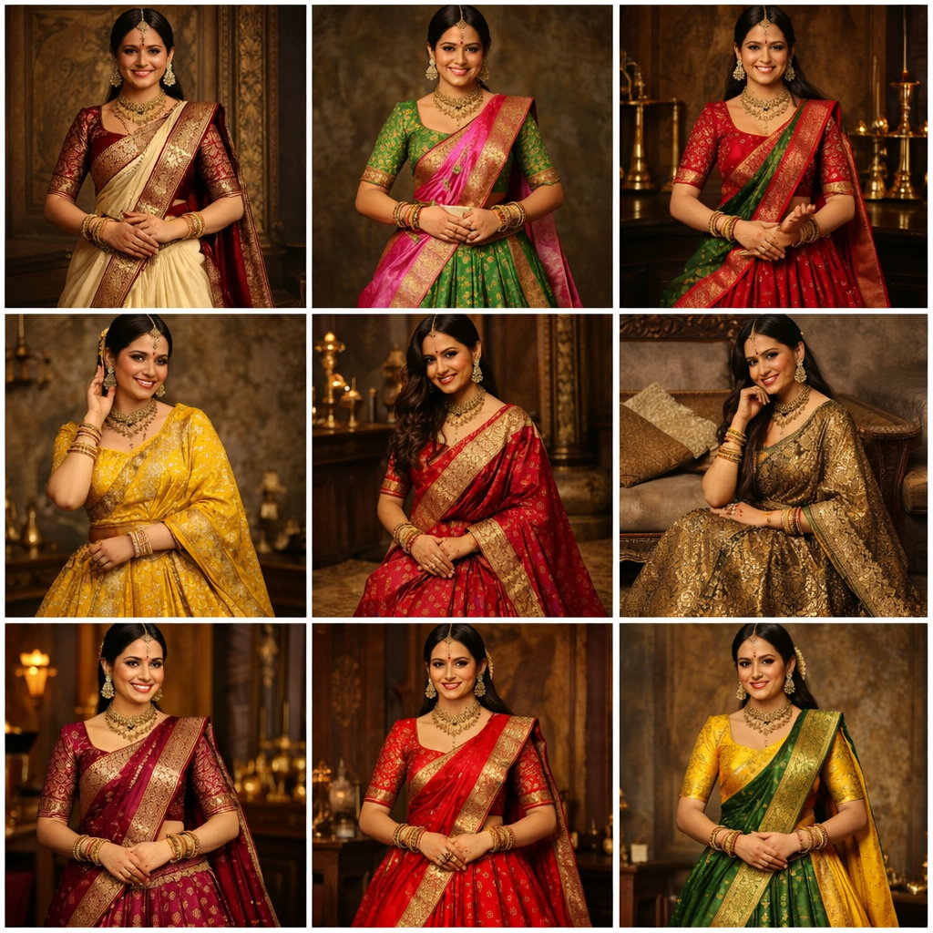 Kanchipuram Lehenga Designs