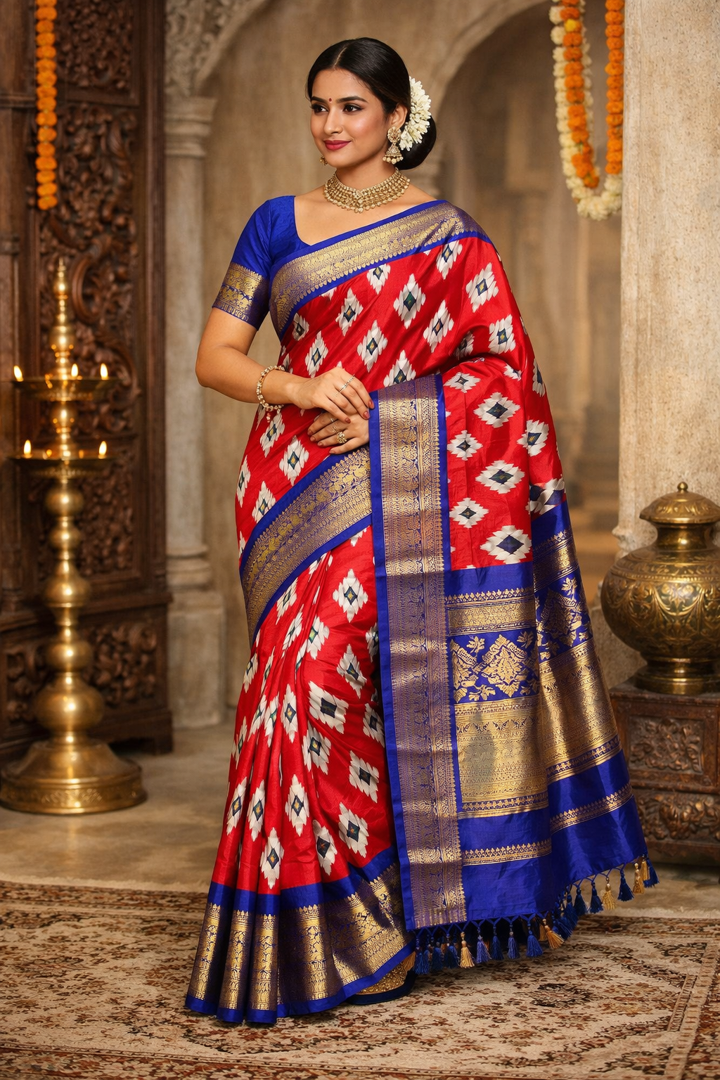 Pochampally Ikkat Saree Designs Year 20126