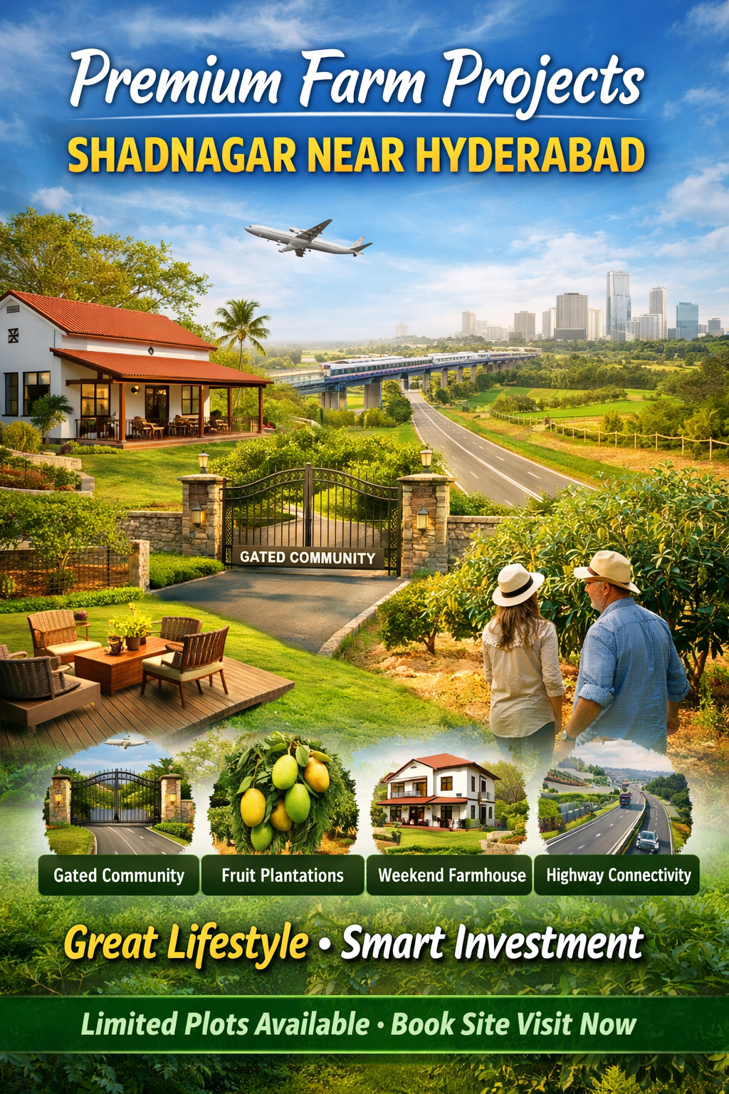 Premium Farm Projects in Shadnagar Near Hyderabad – A Smart Move for Lifestyle & Long-Term Growth