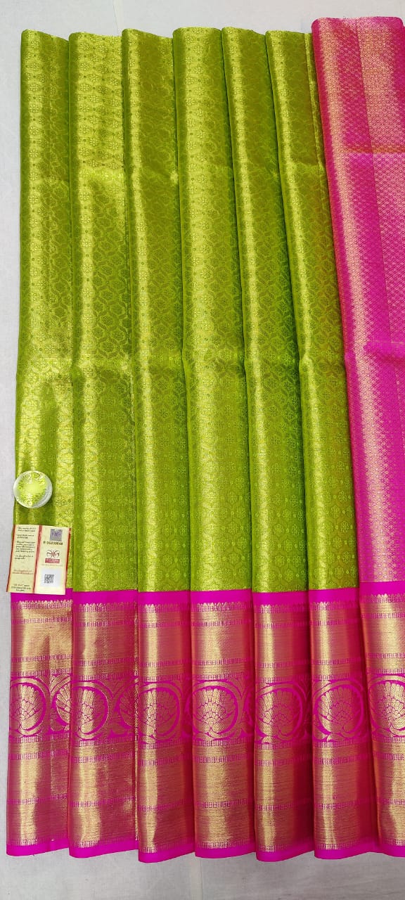 Kanchipuram Free Size Pure Silk Lehenga