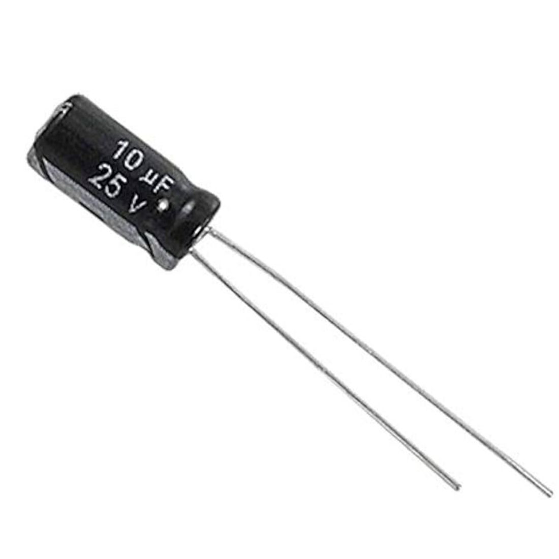 Yellow Tommy 100 Pcs 10 UF 10v Ceramic Disc Capacitors | 5mm Pitch | DIP Through-Hole Type | Ideal for DIY, Arduino, Breadboard, and Electronic Circuit Projects
